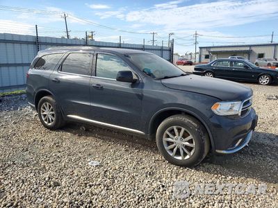Czwarte zdjęcie samochodu z boku: 2018 DODG DURANGO AWD V6 4D SUV SXT VIN:1C4RDJAG0JC329679 - miniatura