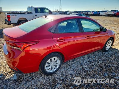 Trzecie zdjęcie samochodu z tyłu: 2022 HYUNDAI ACCENT SE VIN:3KPC24A66NE176910 - miniatura
