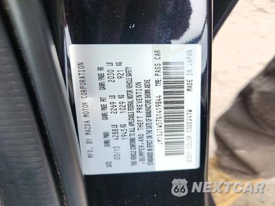 Zdjęcie 12 z 12 samochodu: 2016 MAZDA 6 GRAND TOURING VIN:JM1GJ1W57G1419844 - miniatura