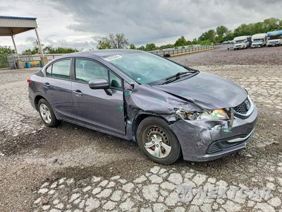 Czwarte zdjęcie samochodu z boku: 2015 HONDA CIVIC LX VIN:19XFB2F56FE072341 - miniatura