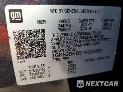 Zdjęcie 14 z 14 samochodu: 2026 GMC YUKON ELEVATION VIN:1GKS2BKD3TR100788 - miniatura