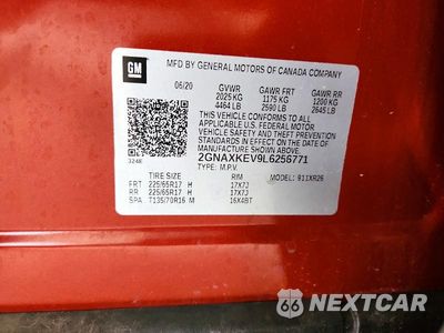 Zdjęcie 14 z 14 samochodu: 2020 CHEVROLET EQUINOX LT VIN:2GNAXKEV9L6256771 - miniatura