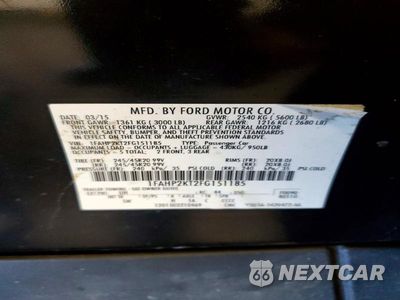 Zdjęcie 13 z 13 samochodu: 2015 FORD TAURUS SHO VIN:1FAHP2KT2FG151185 - miniatura