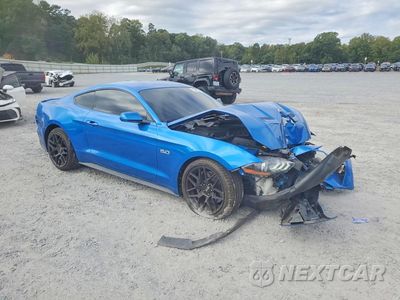 Czwarte zdjęcie samochodu z boku: 2019 FORD MUSTANG GT VIN:1FA6P8CF4K5166554 - miniatura
