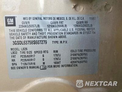 Zdjęcie 13 z 13 samochodu: 2008 SATURN VUE XR VIN:3GSDL63758S607279 - miniatura