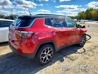 Trzecie zdjęcie samochodu z tyłu: 2025 JEEP COMPASS LIMITED VIN:3C4NJDCN5ST605753 - miniatura