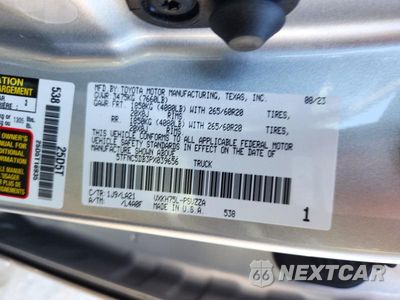 Zdjęcie 12 z 12 samochodu: 2023 TOYOTA TUNDRA PLATINUM HV VIN:5TFNC5DB3PX039656 - miniatura