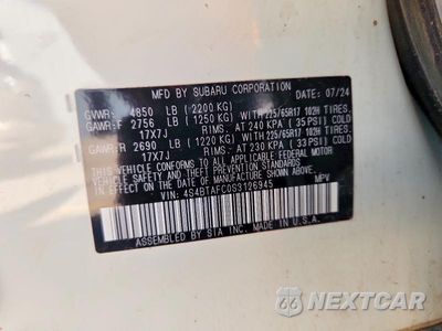 Zdjęcie 12 z 12 samochodu: 2025 SUBARU OUTBACK PREMIUM VIN:4S4BTAFC0S3126945 - miniatura