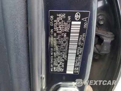 Zdjęcie 12 z 12 samochodu: 2008 TOYOTA YARIS BASE VIN:JTDBT923X84039131 - miniatura