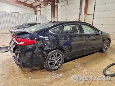 Trzecie zdjęcie samochodu z tyłu: 2018 FORD FUSION SE VIN:3FA6P0HD0JR153028 - miniatura