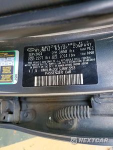 Zdjęcie 12 z 12 samochodu: 2025 HYUNDAI ELANTRA SEL SPORT VIN:KMHLM4DG1SU891553 - miniatura