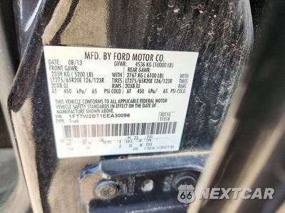 Zdjęcie 12 z 12 samochodu: 2014 FORD F250 SUPER DUTY VIN:1FT7W2BT1EEA30098 - miniatura