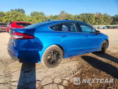 Trzecie zdjęcie samochodu z tyłu: 2019 FORD FUSION SE VIN:3FA6P0HD2KR276489 - miniatura