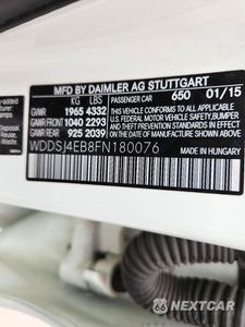 Zdjęcie 13 z 13 samochodu: 2015 MERCEDES-BENZ CLA 250 VIN:WDDSJ4EB8FN180076 - miniatura