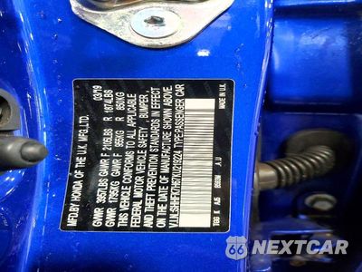 Zdjęcie 12 z 12 samochodu: 2019 HONDA CIVIC EX VIN:SHHFK7H67KU219224 - miniatura