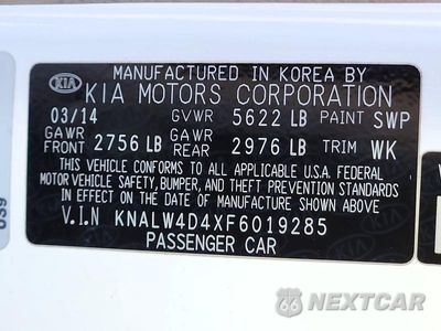Zdjęcie 13 z 13 samochodu: 2015 KIA K900 LUXURY VIN:KNALW4D4XF6019285 - miniatura
