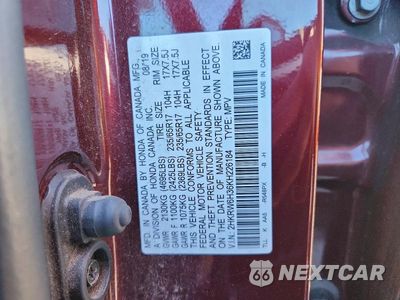 Zdjęcie 12 z 12 samochodu: 2019 HONDA CR-V LX VIN:2HKRW6H36KH226184 - miniatura