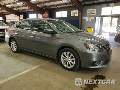 Czwarte zdjęcie samochodu z boku: 2019 NISSAN SENTRA SV VIN:3N1AB7AP3KY408278 - miniatura