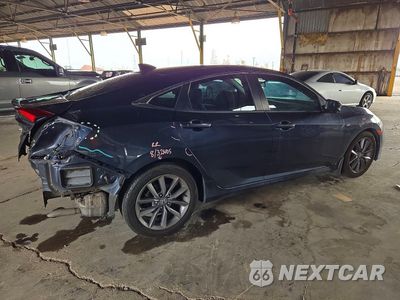 Trzecie zdjęcie samochodu z tyłu: 2019 HONDA CIVIC EX VIN:19XFC1F39KE020377 - miniatura