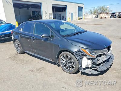 Czwarte zdjęcie samochodu z boku: 2020 TOYOTA COROLLA SE VIN:JTDS4RCEXLJ030890 - miniatura