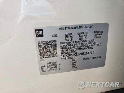 Zdjęcie 13 z 13 samochodu: 2022 GMC YUKON XL DENALI VIN:1GKS2JKL5NR114714 - miniatura