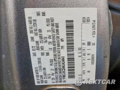 Zdjęcie 13 z 13 samochodu: 2022 FORD ESCAPE SEL VIN:1FMCU0CZ4NUA24843 - miniatura