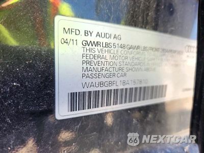 Zdjęcie 12 z 12 samochodu: 2011 AUDI S4 PREMIUM PLUS VIN:WAUBGBFL1BA157810 - miniatura