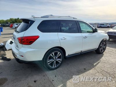 Trzecie zdjęcie samochodu z tyłu: 2020 NISSAN PATHFINDER PLATINUM VIN:5N1DR2DM9LC612213 - miniatura