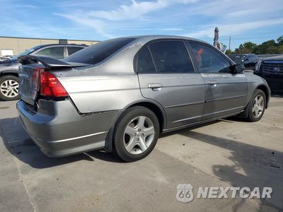 Trzecie zdjęcie samochodu z tyłu: 2004 HONDA CIVIC EX VIN:2HGES26744H604704 - miniatura