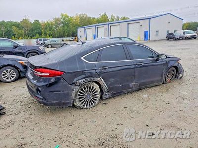 Trzecie zdjęcie samochodu z tyłu: 2017 FORD FUSION SE VIN:3FA6P0HD7HR165946 - miniatura