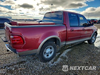 Trzecie zdjęcie samochodu z tyłu: 2002 FORD F150 SUPERCREW VIN:1FTRW07672KA86298 - miniatura