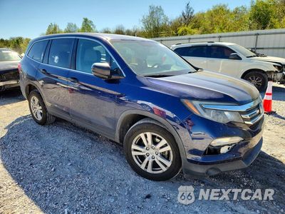 Czwarte zdjęcie samochodu z boku: 2018 HONDA PILOT LX VIN:5FNYF6H18JB027404 - miniatura