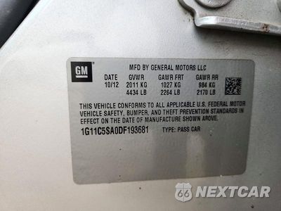 Zdjęcie 12 z 12 samochodu: 2013 CHEVROLET MALIBU 1LT VIN:1G11C5SA0DF193681 - miniatura