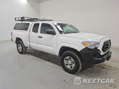 Czwarte zdjęcie samochodu z boku: 2021 TOYOTA TACOMA SR VIN:3TYRX5GN2MT028178 - miniatura