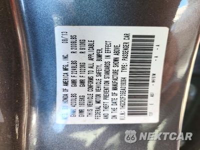 Zdjęcie 13 z 13 samochodu: 2014 HONDA ACCORD LX VIN:1HGCR2F35EA019064 - miniatura