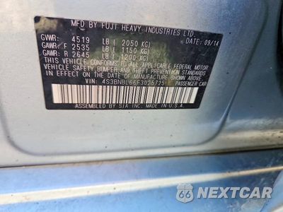 Zdjęcie 12 z 12 samochodu: 2015 SUBARU LEGACY 2.5I LIMITED VIN:4S3BNBL66F3025725 - miniatura
