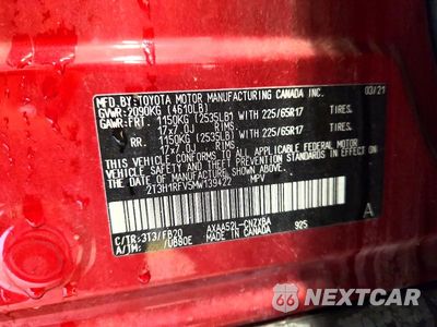 Zdjęcie 13 z 13 samochodu: 2021 TOYOTA RAV 4 LE VIN:2T3H1RFV5MW139422 - miniatura