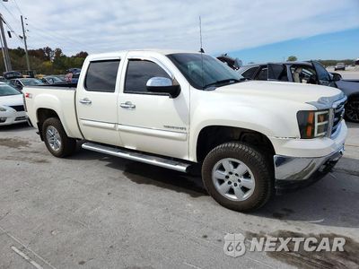 Czwarte zdjęcie samochodu z boku: 2013 GMC SIERRA K1500 SLE VIN:3GTP2VE76DG191940 - miniatura