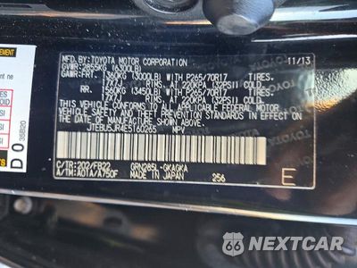 Zdjęcie 13 z 13 samochodu: 2014 TOYOTA 4RUNNER SR5 VIN:JTEBU5JR4E5160265 - miniatura