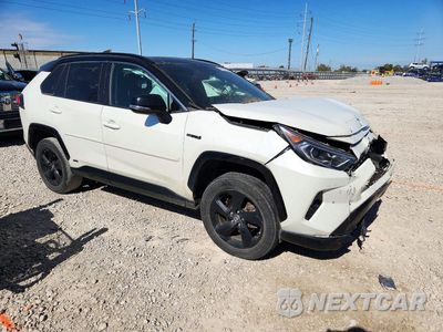 Czwarte zdjęcie samochodu z boku: 2019 TOYOTA RAV4 XSE VIN:2T3EWRFV9KW046310 - miniatura