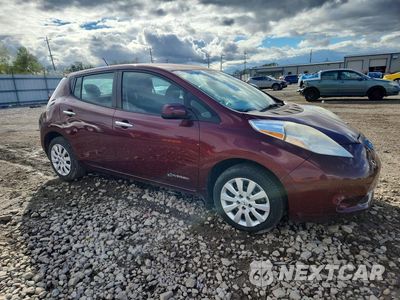 Czwarte zdjęcie samochodu z boku: 2016 NISSAN LEAF S VIN:1N4AZ0CP7GC308266 - miniatura