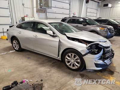Czwarte zdjęcie samochodu z boku: 2020 CHEVROLET MALIBU LT VIN:1G1ZD5ST9LF026526 - miniatura