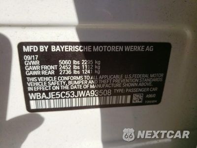 Zdjęcie 13 z 13 samochodu: 2018 BMW 540 I VIN:WBAJE5C53JWA93508 - miniatura