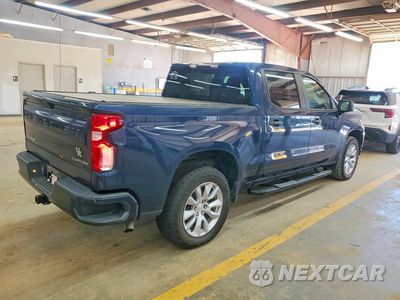 Trzecie zdjęcie samochodu z tyłu: 2022 CHEVROLET SILVERADO LTD C1500 CUSTOM VIN:3GCPWBEK2NG112109 - miniatura