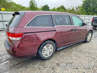 Trzecie zdjęcie samochodu z tyłu: 2014 HONDA ODYSSEY LX VIN:5FNRL5H26EB058558 - miniatura