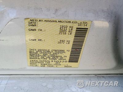 Zdjęcie 12 z 12 samochodu: 2015 NISSAN ALTIMA 2.5 SL VIN:1N4AL3AP6FN350520 - miniatura