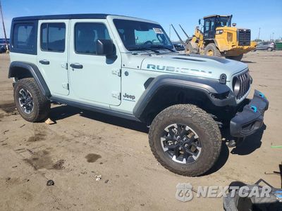 Czwarte zdjęcie samochodu z boku: 2024 JEEP WRANGLER RUBICON 4XE VIN:1C4RJXR62RW209710 - miniatura