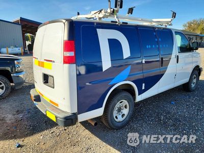 Trzecie zdjęcie samochodu z tyłu: 2020 CHEVROLET EXPRESS G2500 VIN:1GCWGAFG4L1246516 - miniatura