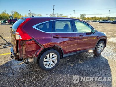 Trzecie zdjęcie samochodu z tyłu: 2016 HONDA CR-V EX VIN:5J6RM4H53GL072896 - miniatura
