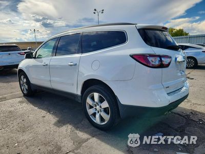 Drugie zdjęcie samochodu z przodu: 2015 CHEVROLET TRAVERSE LTZ VIN:1GNKVJKD1FJ184441 - miniatura
